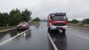 Bild-Nr. 1912 Unfall mit Straßenfahrzeugen, Verkehrshindernis